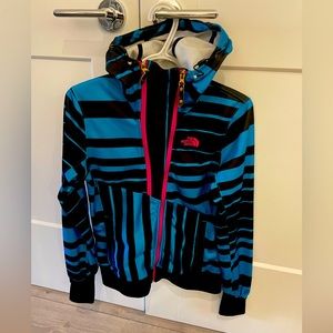 Ladies north face front zip hoodie